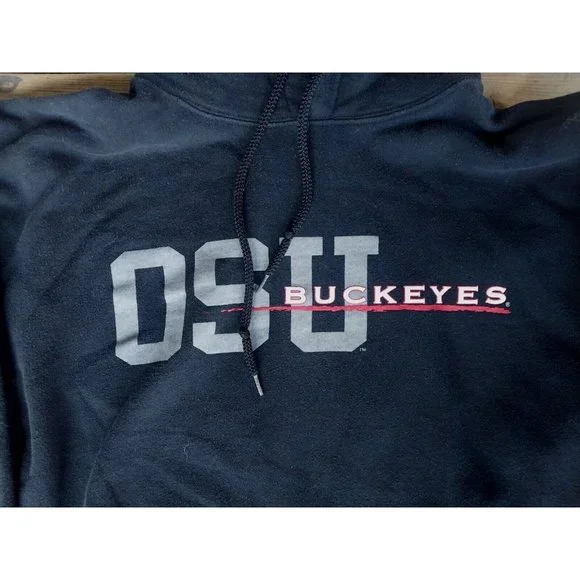 Ohio State Buckeyes Pullover Sweatshirt Size Large Great Shape - Picture 4 of 5